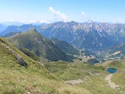 38 Dalla Cima di Valcervia vista sul Lago delle trote